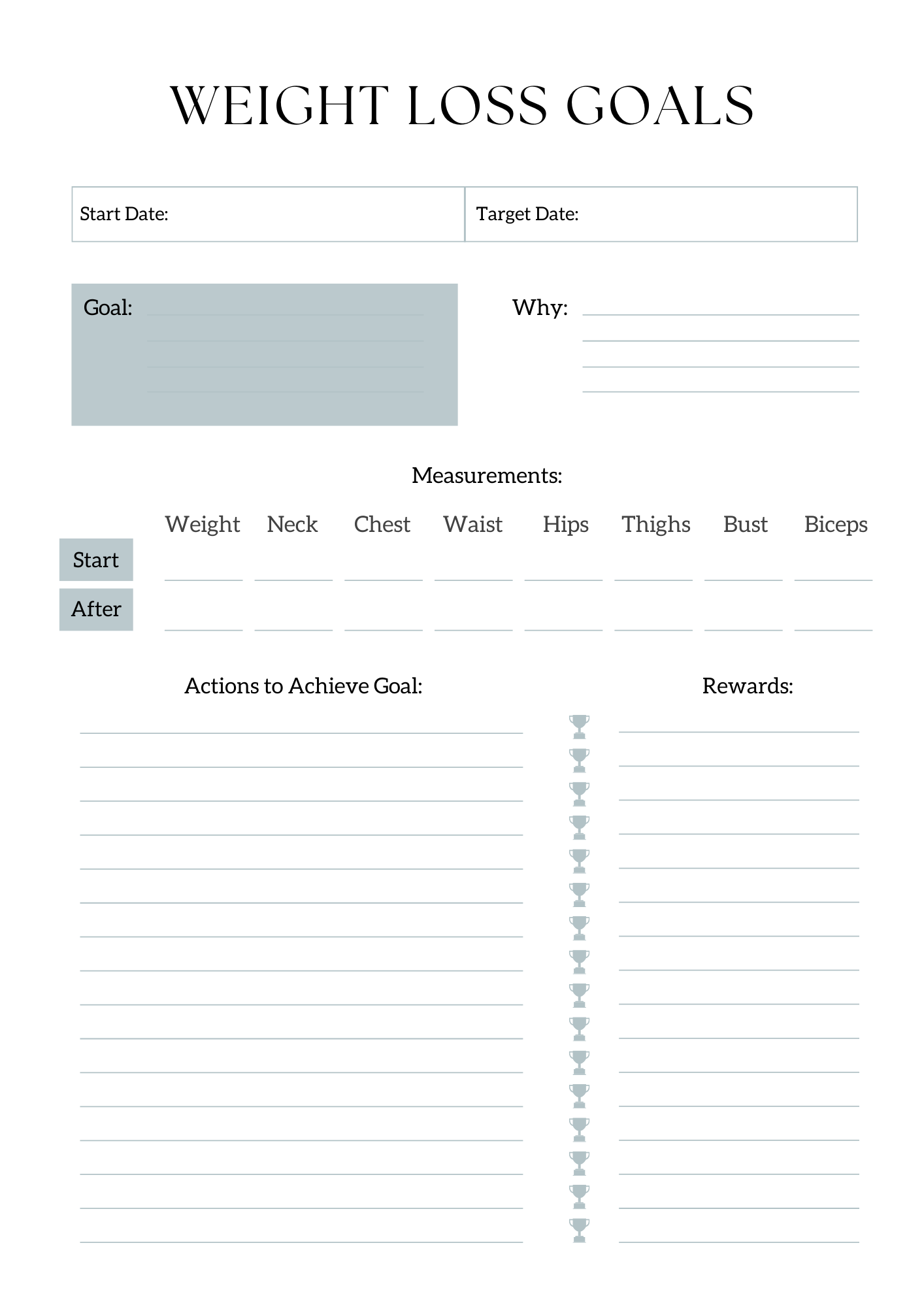 Weight Loss Journal